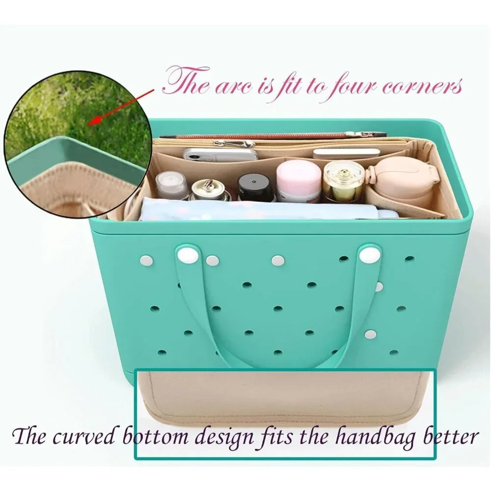 Felt Organizer Insert for Bo B Tote Large Capacity Stylish Bag Accessory